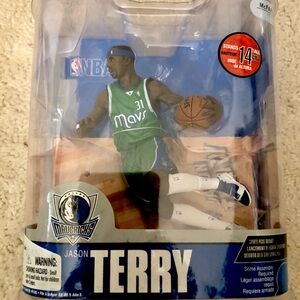 McFarlane NBA Jason Terry Dallas Mavericks Green Throwback Jersey Chase Variant